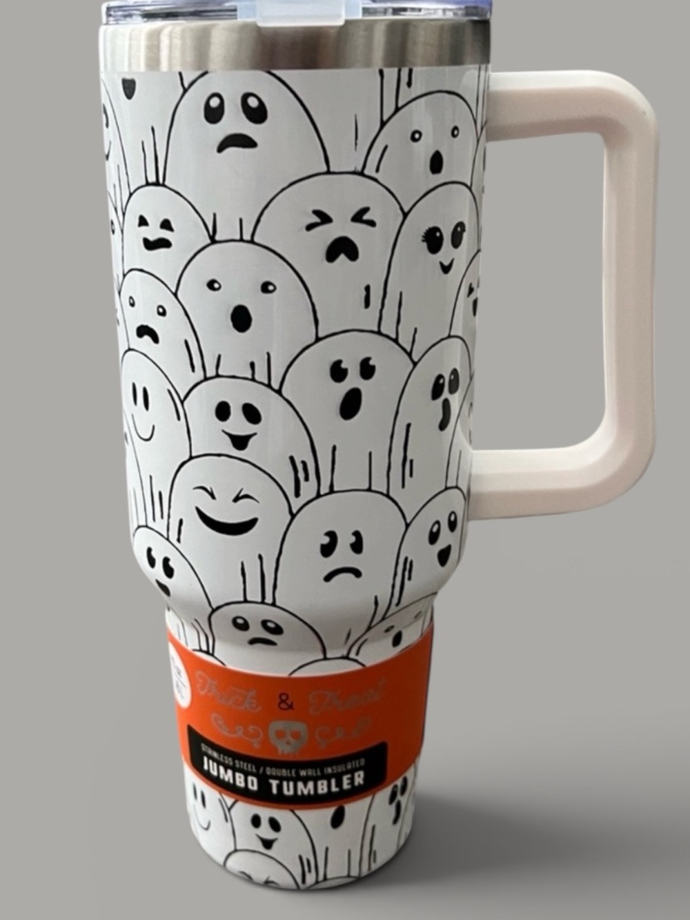 NWT White Ghost Party Halloween Tumbler 40oz Viral